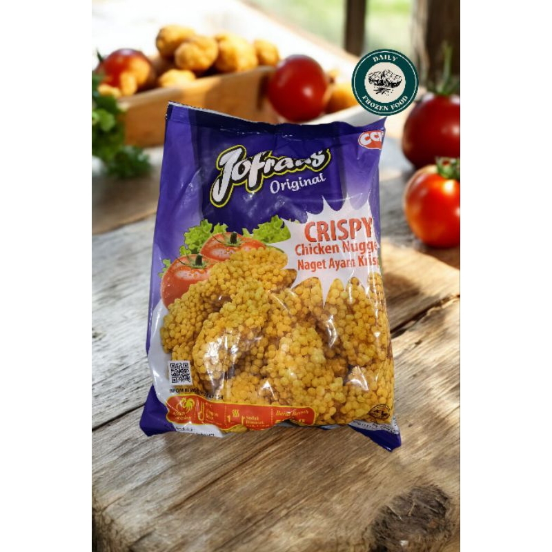 

Jofrans Crispy Chicken Nugget 500gr & 1kg /Nugget Ayam Jofrans /Jofrans /Naget /Crispy Nugget