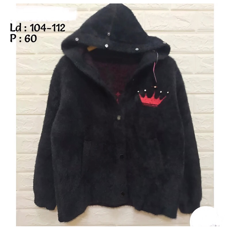 [BUNDLING] JAKET HOODIE FUZZY / HOODIE FUZZY BULU KAPAS PREMIUM / JAKET BULU KAPAS TEBAL / COAT BULU