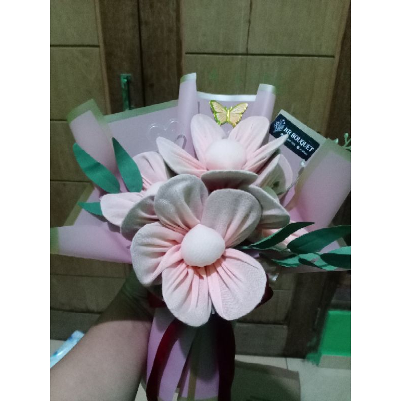 BUKET HIJAB BAHAN VOAL