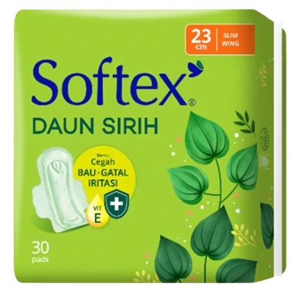 SOFTEX Daun Sirih Pembalut Wanita 23 cm isi 30 Pads