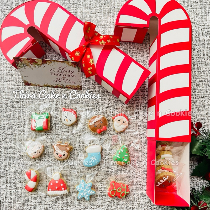 

READY gluten free isi 10 cookies hias natal kukis christmas kue kering xmas snack kuker