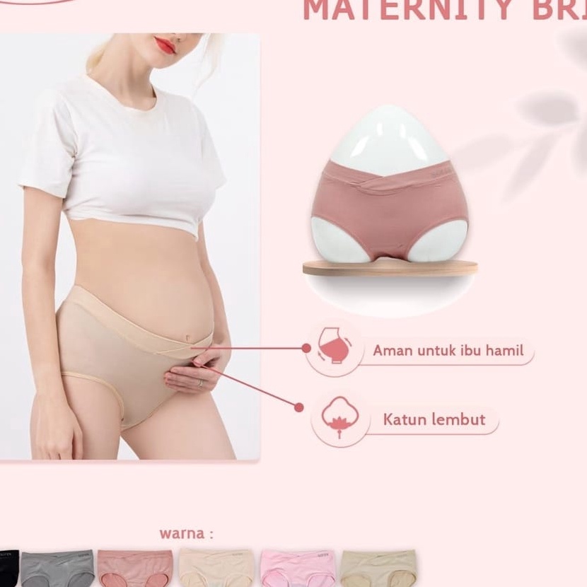 KF7 Celana Dalam Bumil M Cut Sepinggul Sorex  CD Ibu Hamil M Cut Sorex 1134  12