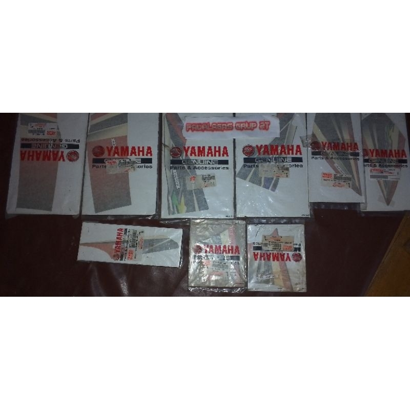 STRIPING ORIGINAL YAMAHA F1ZR 2004 FULLCLUTCH ORANGE FULL SET