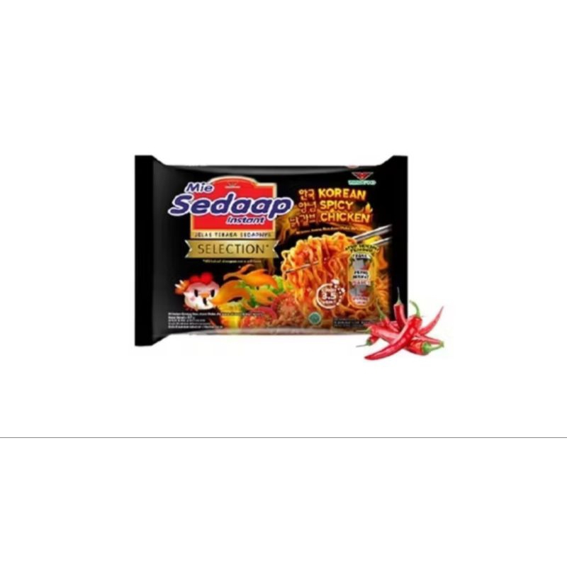 

Mie Instant Sedap - Rasa Korean Spicy Chiken bag 87g x 40