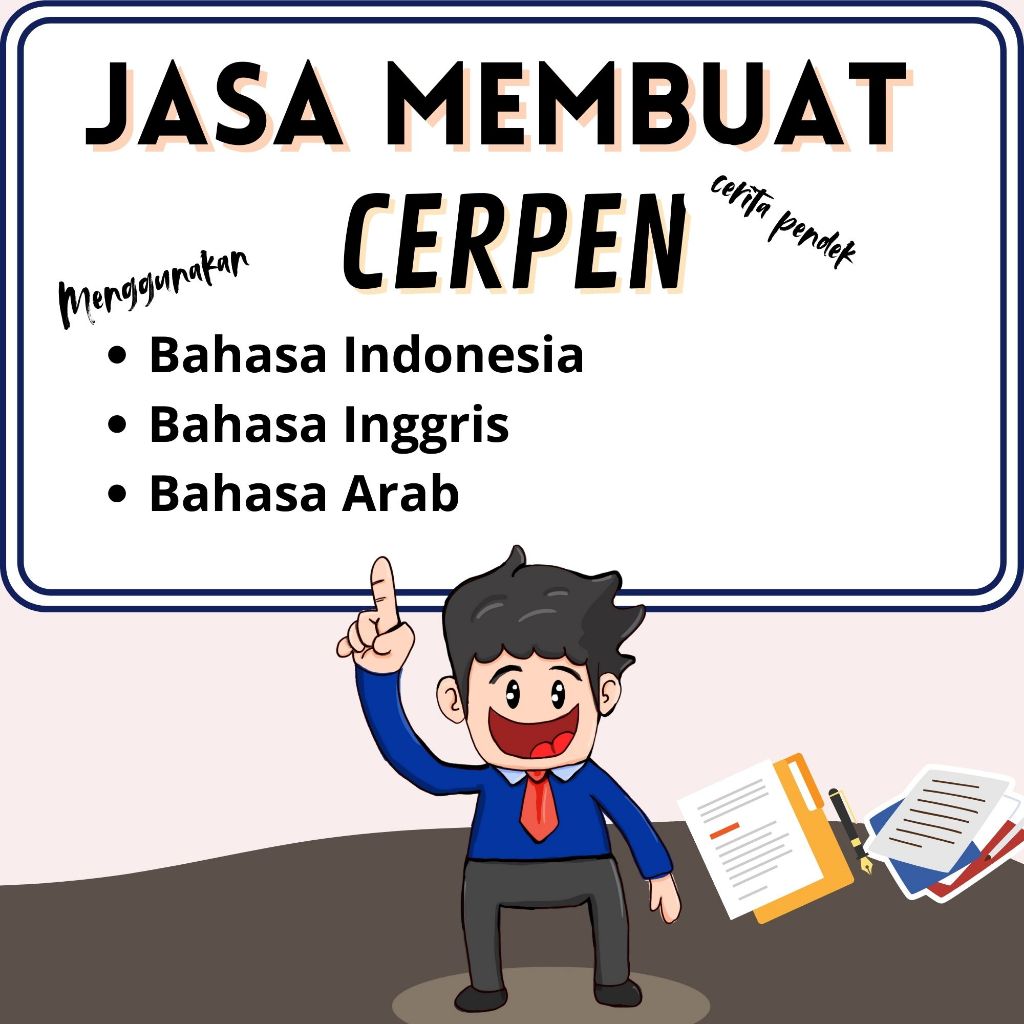 Jasa Penulisan Cerpen Multibahasa / Jasa Penulisan Cerpen Kreatif