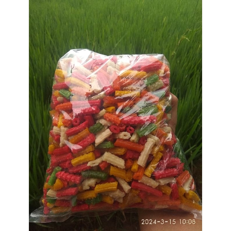 

kerupuk jaat warna pedas 200g