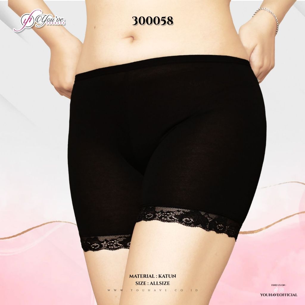 RVC75 - YOU HAVE Celana Pop Katun Wanita Celana Pendek Dalaman Underwear Import Murah Pakaian Dalam 