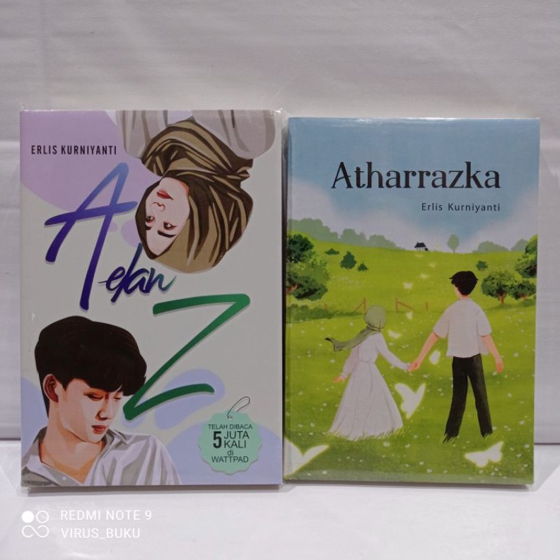 KODE D97R Paket isi 2 Novel A dan Z  Atharrazka  Erlis Kurniyanti