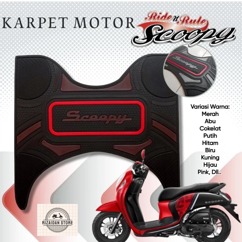 KARPET MOTOR SCOOPY 2013 sd 2024 AKSESORIS MOTOR SCOOPY