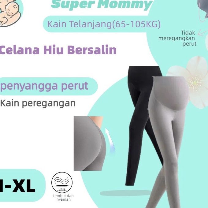 FG2 Musim Semi Wanita Hamil Celana Hiu Ukuran Celana Pendukung Perut Olahraga Yoga Nyaman Elastis Ti