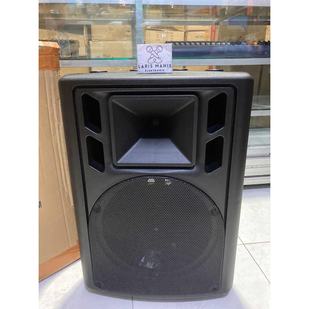 Box Speaker Monitor Kosongan Fiber Plastik 12in 12 inchi Model Huper Bahan Tebal model HUPER box mon