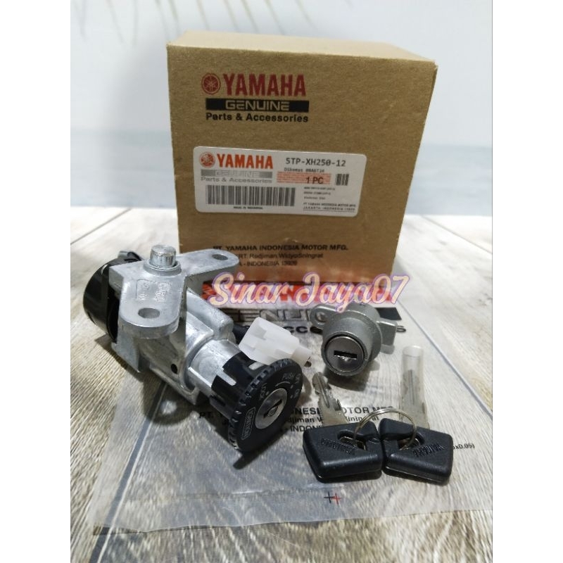 Kunci 5TP Kunci kontak set buka jok Yamaha Jupiter z lama, Vega R lama, Vega R new (5TP) Ori