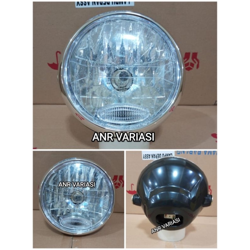 HEADLAMP REFLEKTOR LAMPU DEPAN  VIXION  OLD VIXION LAMA LAMPU BULAT  2007-2010
