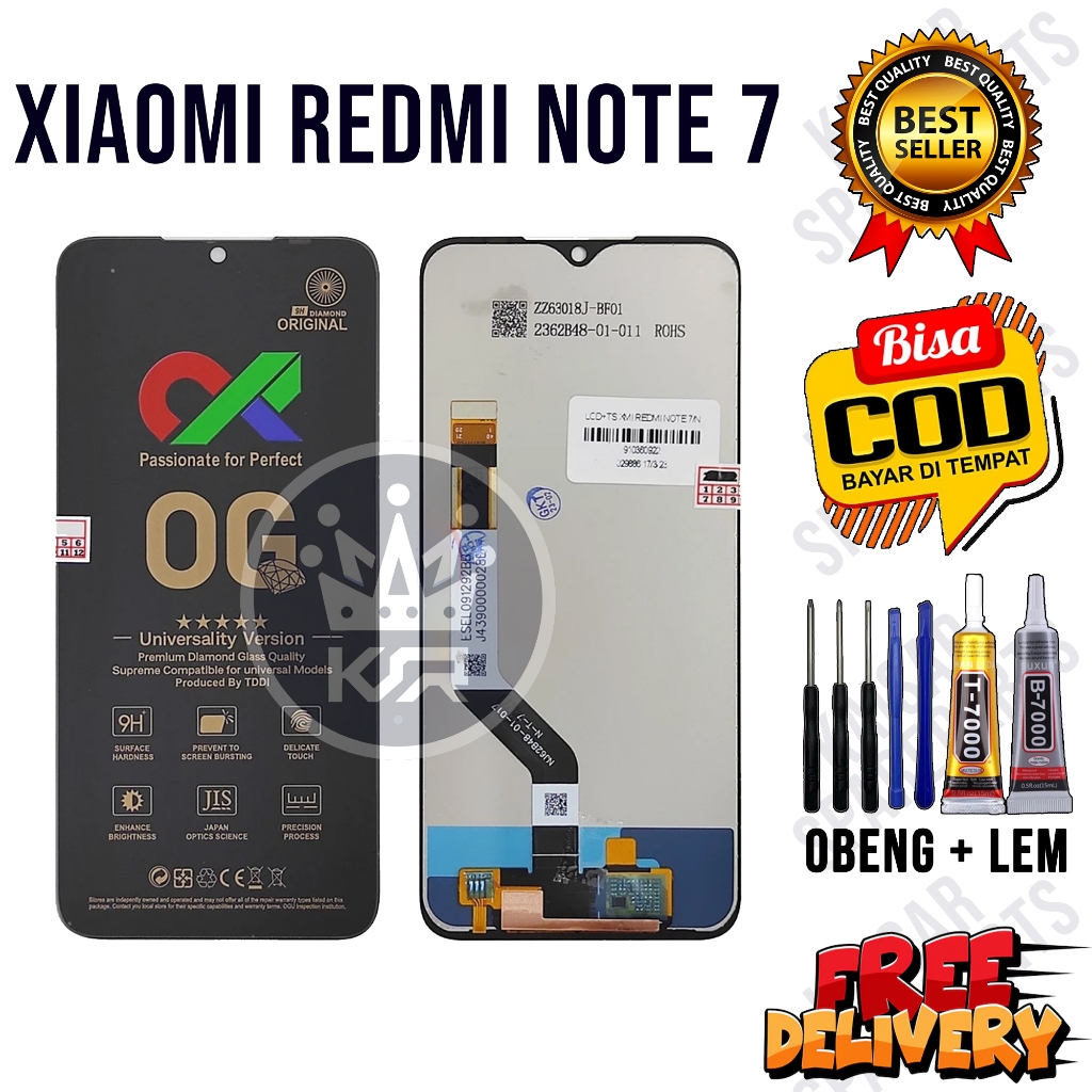 Lcd Touchscreen  XIAOMI REDMI NOTE 7 Orginal OEM Fullset