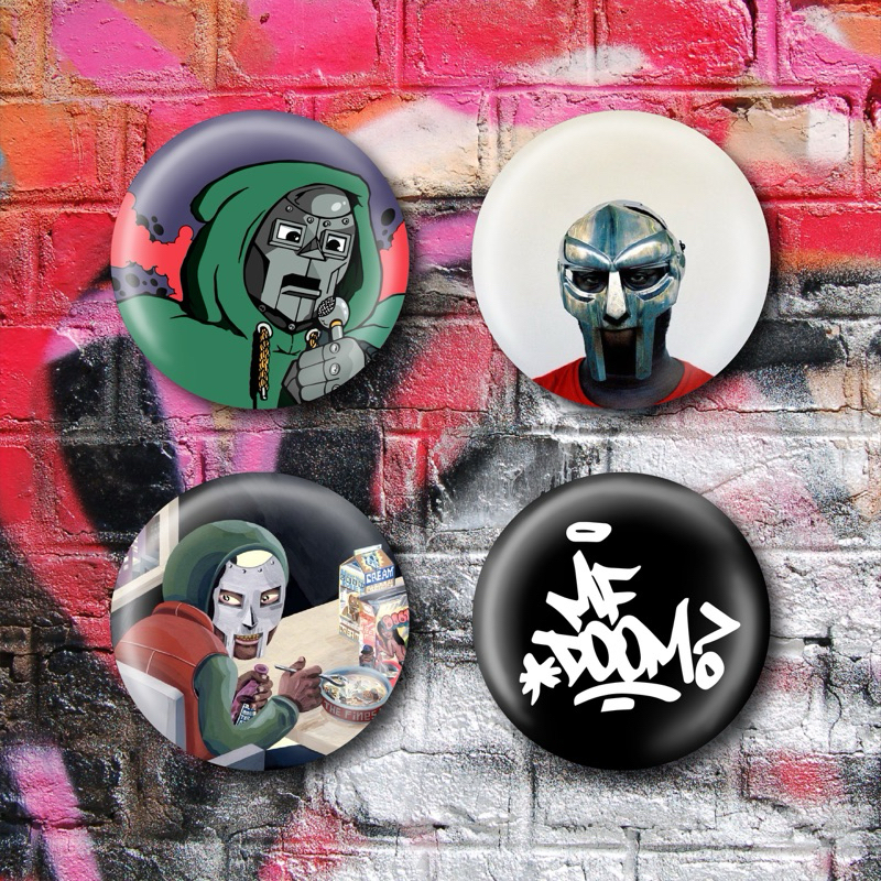 Pin Button MF Doom | MF DOOM | Pin Button | Bros Peniti