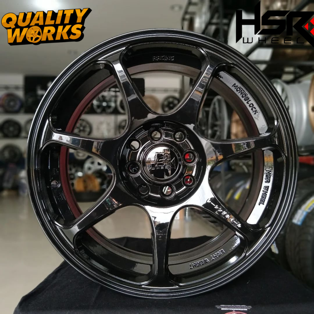 Velg Racing Mobil Brio Rs R16 Inch Velg HSR Wheels Sebunsuta