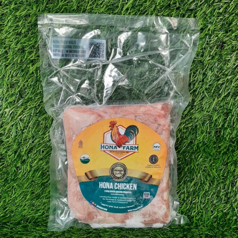 

Kulit ayam organik Hona Farm 500gr