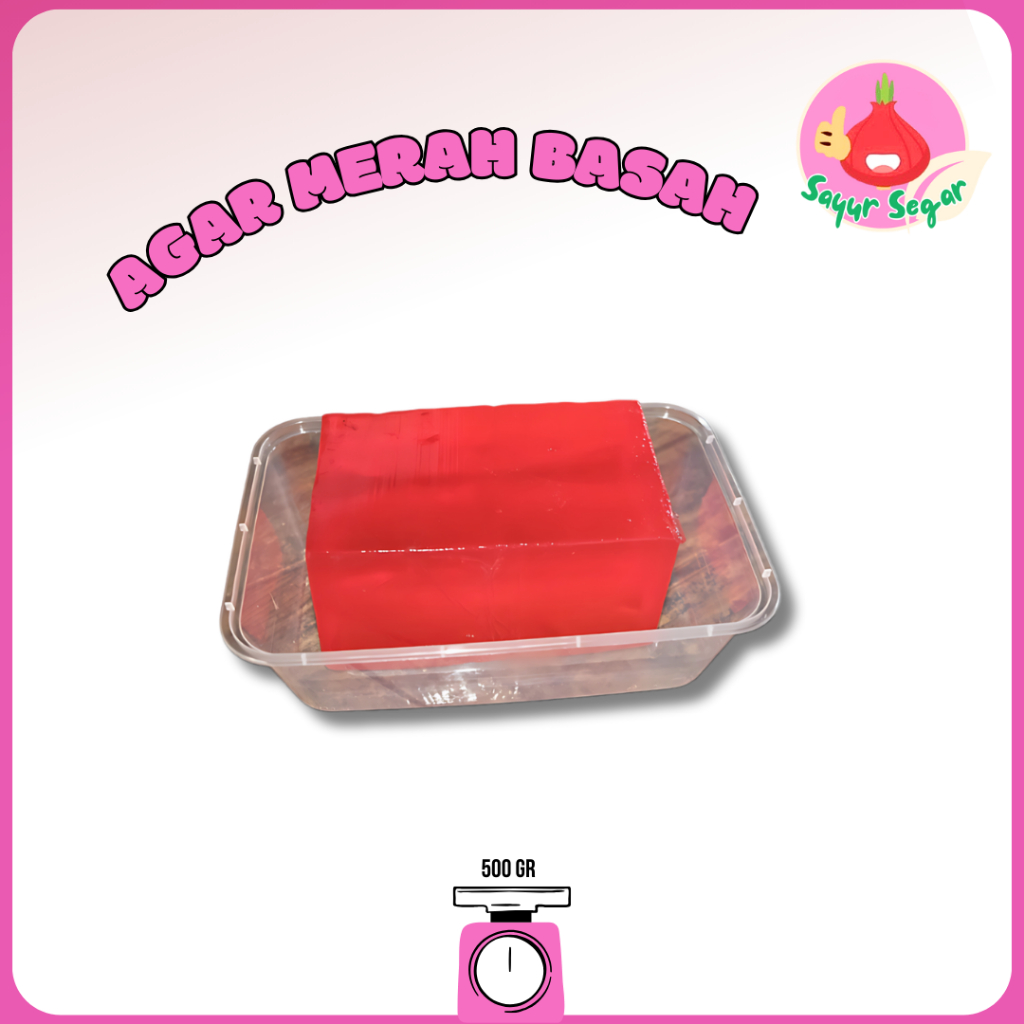 

Sayur Segar - Agar-Agar Merah Basah 500 gr