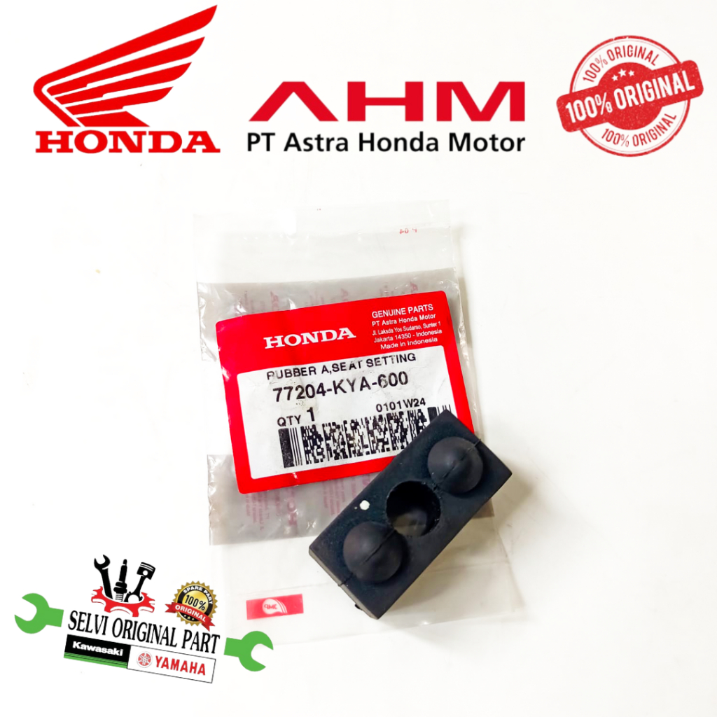 RUBBER KARET DUDUKAN JOK CB150 VERZA CB150R CRF150L VERZA 150 HONDA ORIGINAL