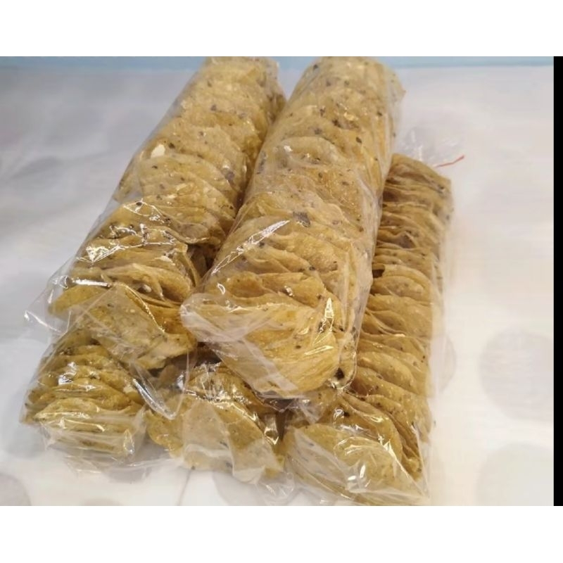 

kerupuk Kamang rasa jengkol 1 paket 1si 5 bungkus 43.000