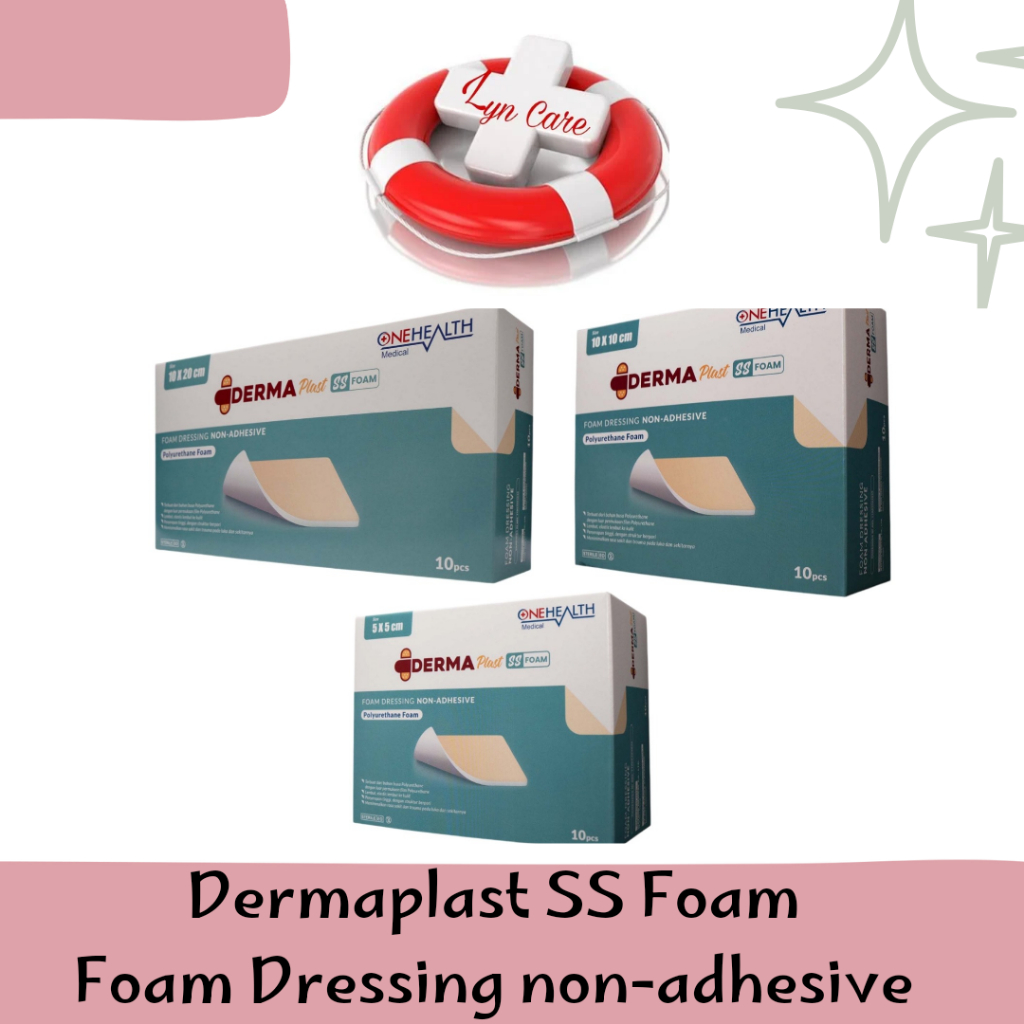 DERMAPLAST FOAM Dermafix SS Foam Dressing Non Adhesive ONEHEALTH Dressing Foam Super Sorb