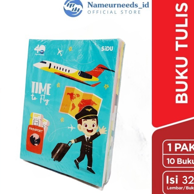 

Ready Buku Tulis SiDU 32 Lembar 1 Pack isi 1 Buku D73