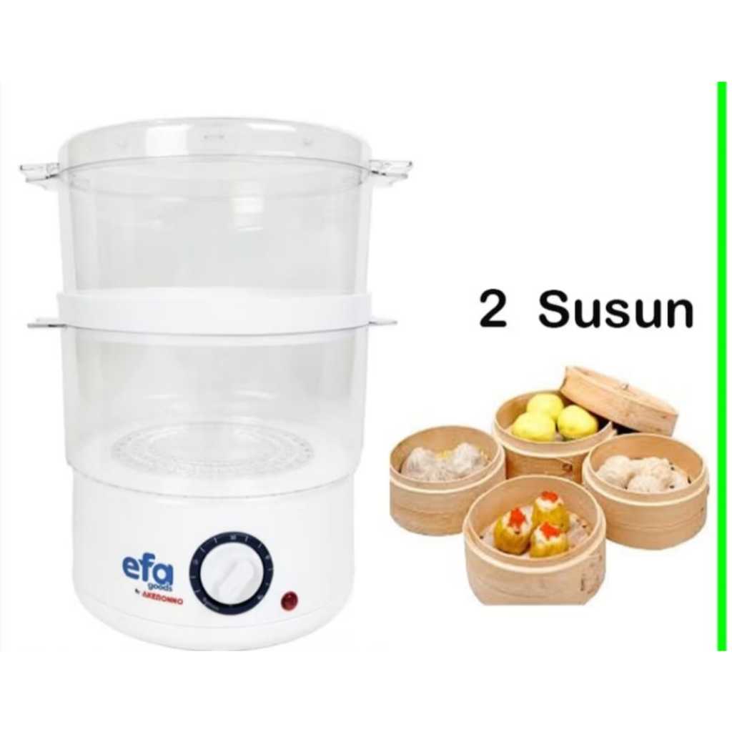 STEAMER ELECTRIC - KUKUSAN ELEKTRIK 2 SUSUN - PANCI SOMAY - PANCI KUKUS - PANCI LISTRIK