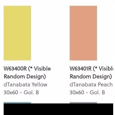 Keramik Roman W63400R dTanabata Yellow 30x60