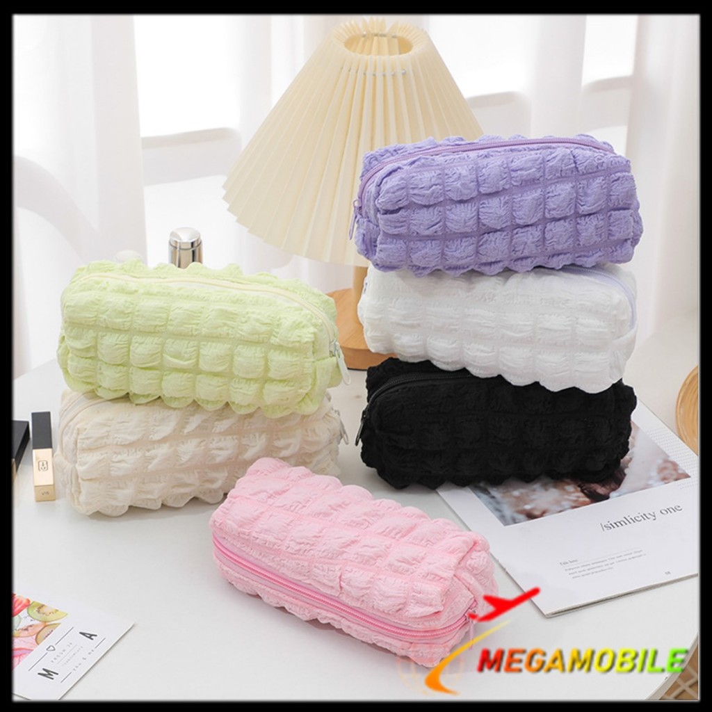 

MM Tempat Pensil Bulu Bentuk Bantal Kotak Cute Pillow Make Up Pouch Tempat Pensil Puffy Aesthetic Kotak Pensil Sleting Lucu Warna Macaroon Aesthetic Crinkled Fufu Pouch Organizer Travel Kapasitas Besar