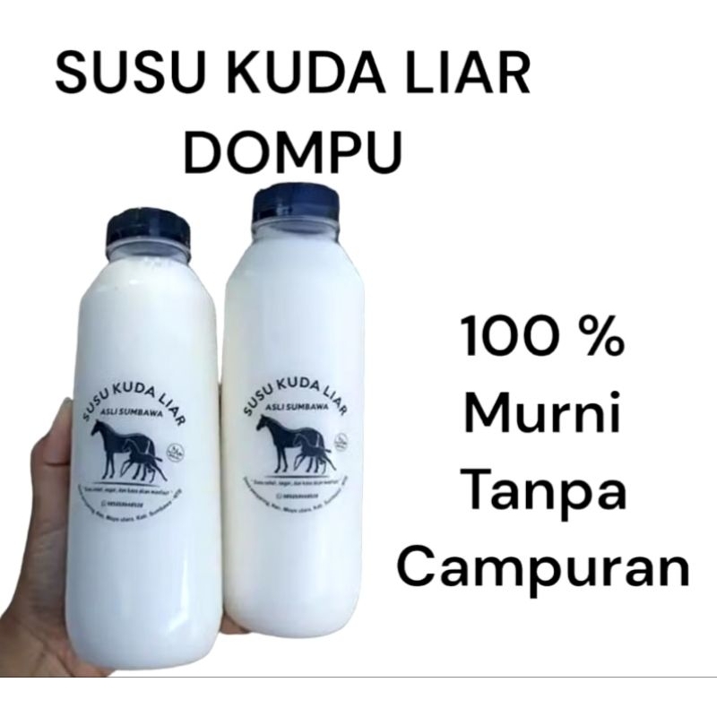

Susu kuda Liar Asli Dompu 500 ml