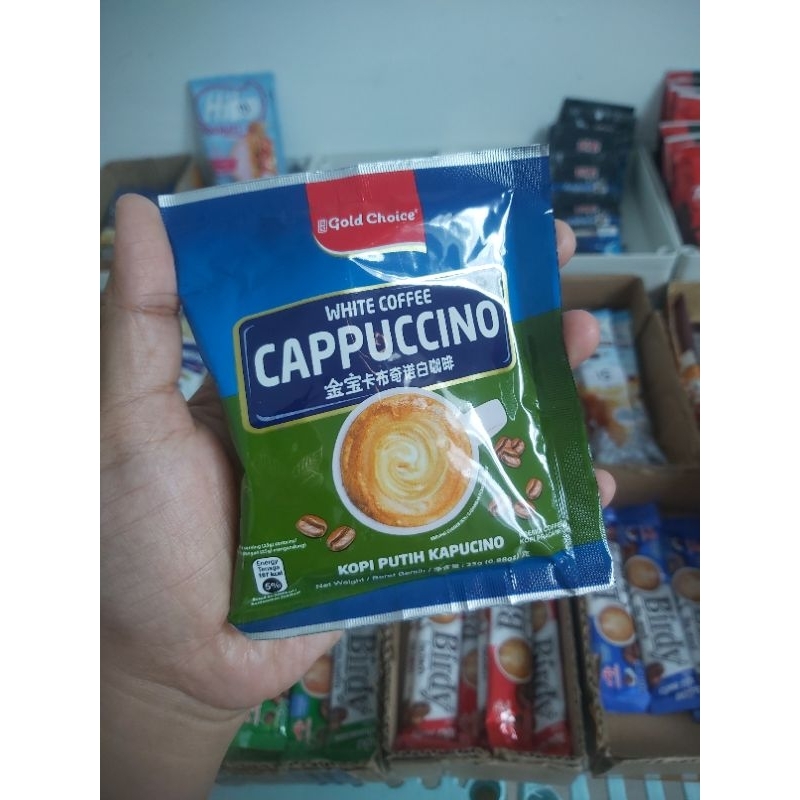 

gold choice cappuccino coffee