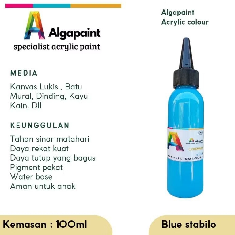 

Algapaint cat akrilik/mural/ lukisan/dinding/kayu/kain/sepatu/painting/catair/lukis/art/catlukis/acrylicpainting/melukis/alatlukis/acrylic/kuaslukis/senilukis/drawing/catminyak/acrylicpaint/pelukis/belajarlukis/perlengkapanlukis/hobilukis/lukisanaesthetic