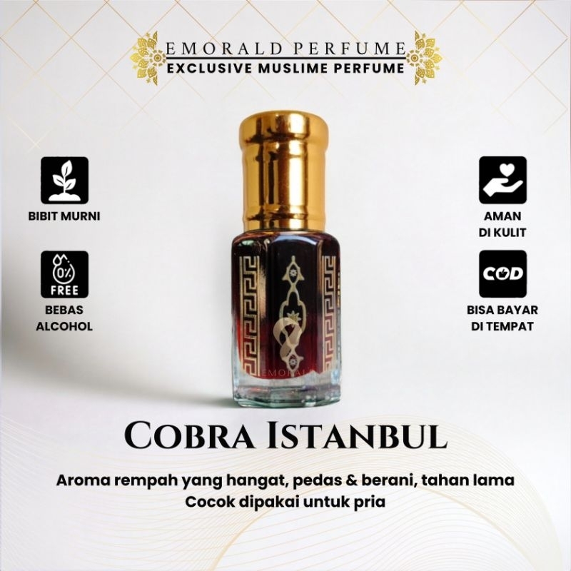 Minyak Misik Cobra Istanbul Turki Bibit Murni Non Alcohol