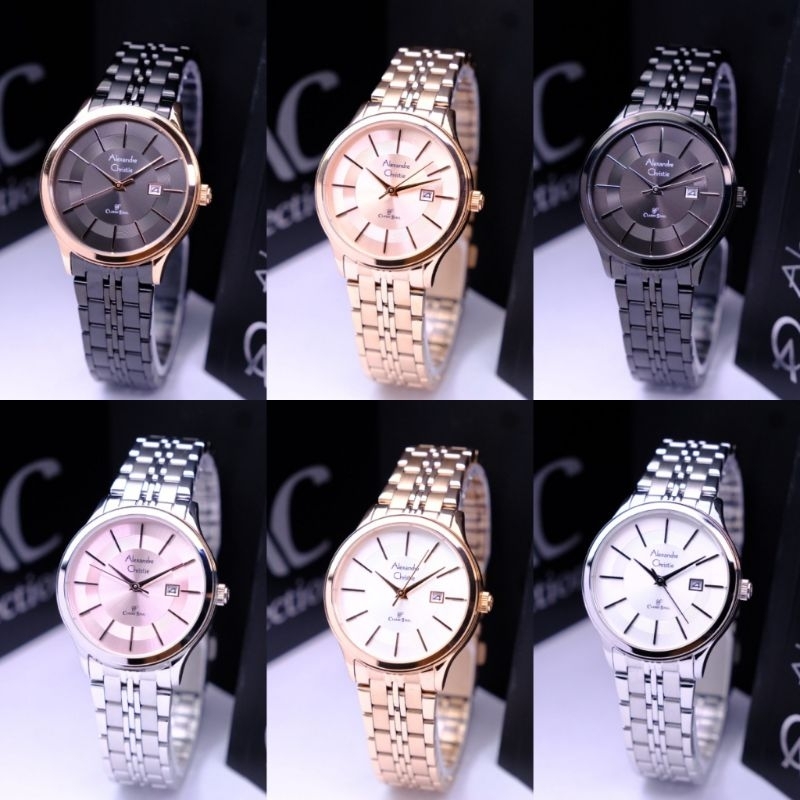 Jam tangan wanita Alexandre christie ac 8348 ld original garansi resmi