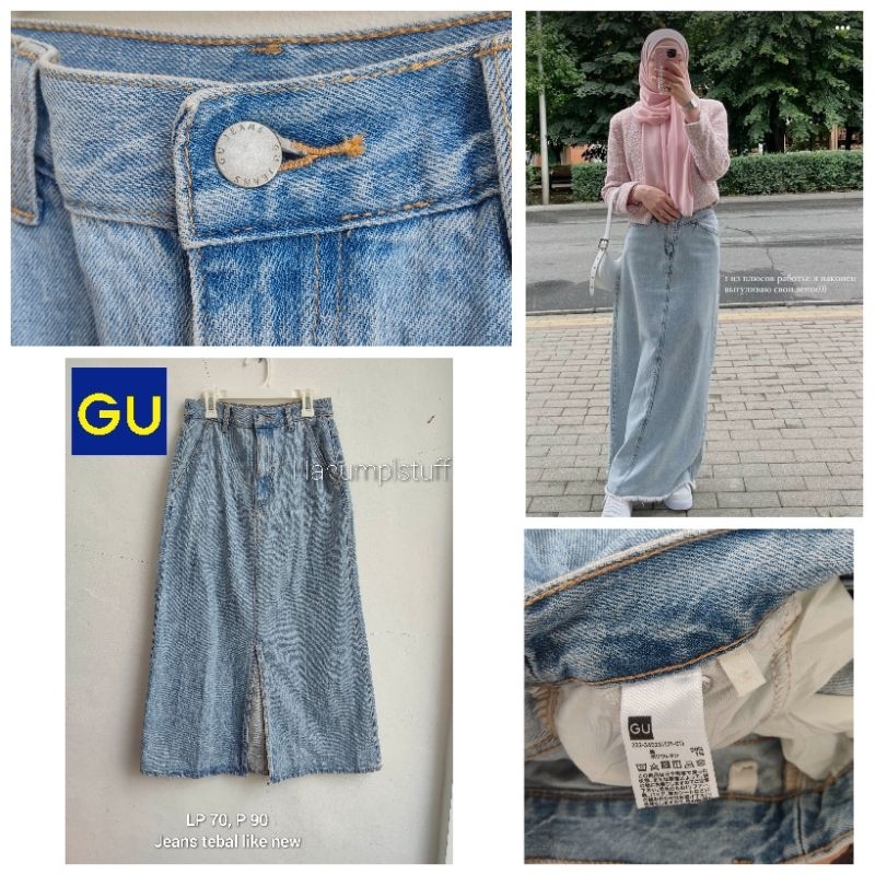 ROK JEANS MAXI LIGHT BLUE BRAND GU