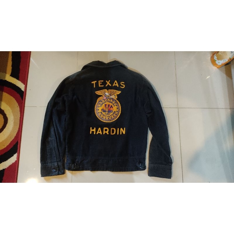 Vintage corduroy FFA jacket 70s Texas second