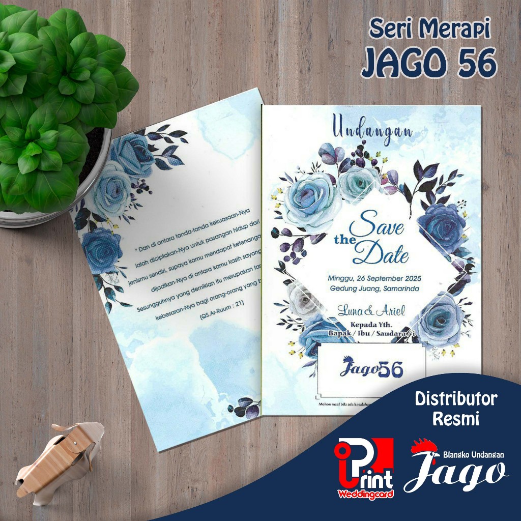 Blangko Undangan Jago 56 | Blangko Undangan | Undangan Murah | Kertas Undangan Kosong Murah