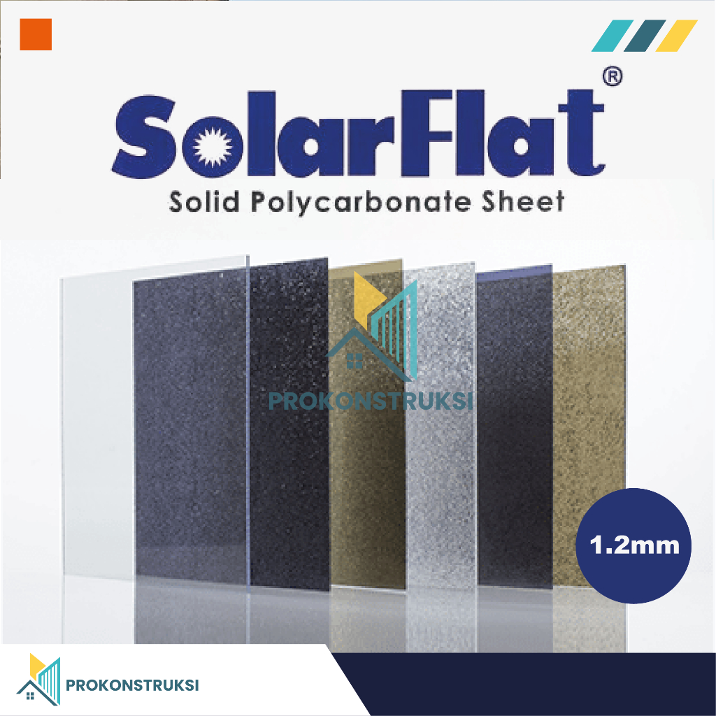 SolarFlat Polycarbonate 1.2mm Solid
