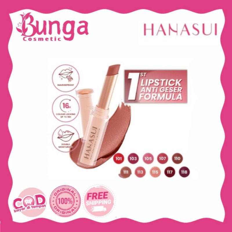Hanasui Mattedorable Lipstik