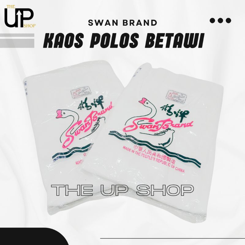 kaos oblong swan kaos oblong putih polos
