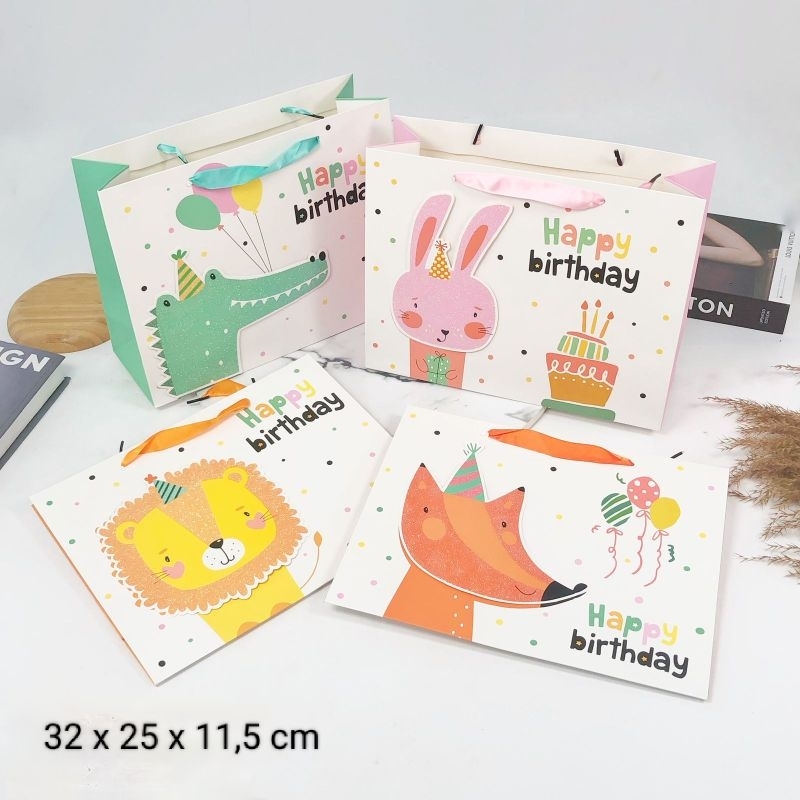 

Paperbag Happy Birthday Karakter Anak Ukuran Besar