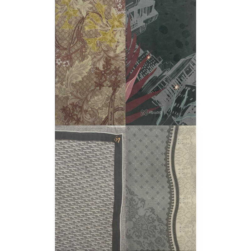 PRELOVED Hijab Klamby, Vanilla, Heaven Lights, Dyah Suminar Signature (Paket D)