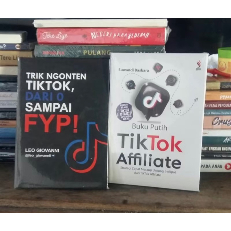 buku 2 paket trik ngonten tiktok dan buku putih tiktok