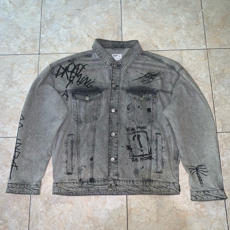 denim jaket BERSKHA oversize