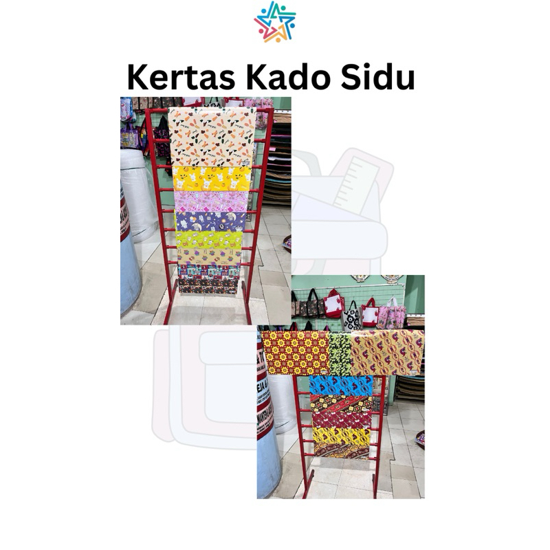 

Kertas Kado Sidu Motif Fancy dan Batik / Kertas Kado Ulang tahun / Kertas Kado Lucu Glossy