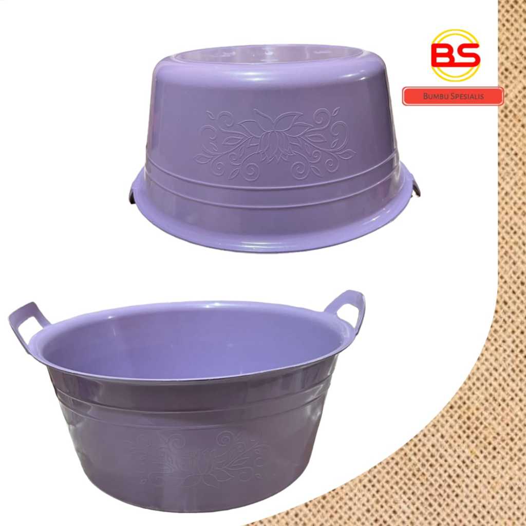 Bak Kuping / Bak Plastik / Bak Bulat/ Bak Warna Serbaguna Bak Mandi / Bak Cucian DX