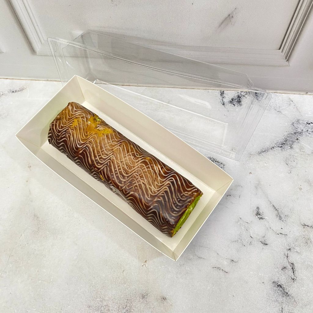 KOTAK MIKA BURGER PANJANG KERTAS COKLAT 17,5X7X6,5 CM kotak mika makanan bisa cod untuk makanan bisa