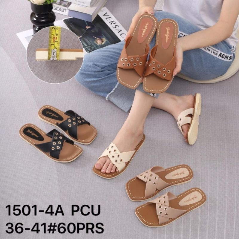 Balance 1501-4A Size 36-41 GROSIR Sandal Sepatu Cowok Cewek Dewasa Anak