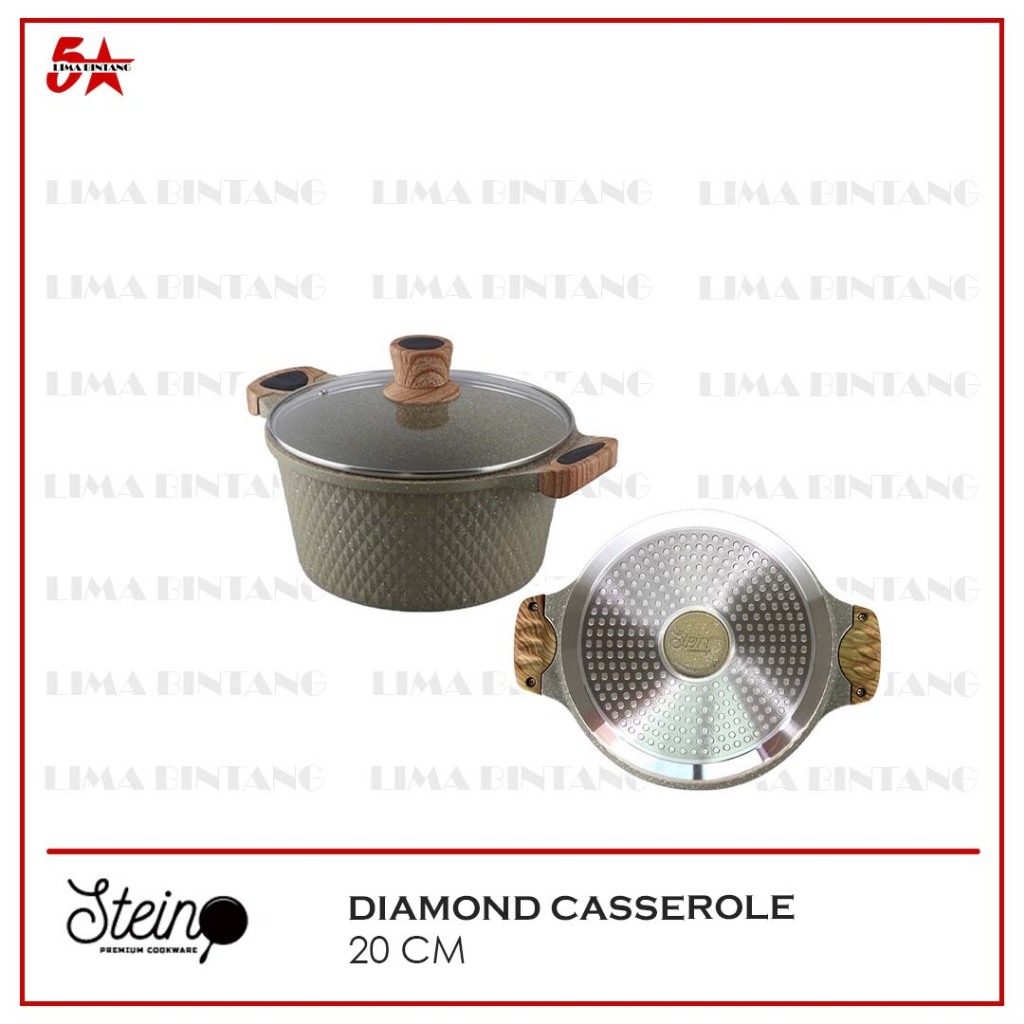 STEIN COOKWARE STEIN SERIES DIAMOND - 24cm+ 20cm+ 20cm+ 24cm Set - PAKET DIAMON