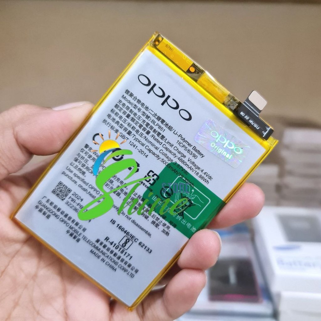 Baterai Batre BLP851 Original HP Oppo A95 4G  Battery Batrei Tanam
